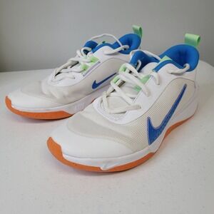 Nike Omni Multi Court Borough GS White Blue Orange‎ DM9027-107 Kids Size 6Y